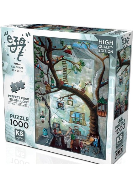 Games 1000 Parça Father Ezo Sunal Puzzle