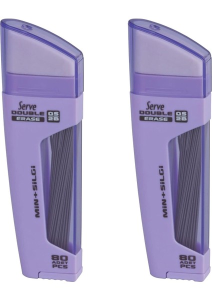 Dble Mek Kur Klm Ucu-Slg 05MM Lavanta 2lı Set