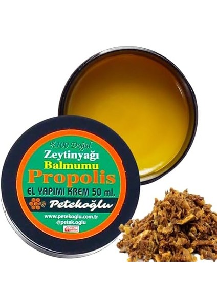 Petekoğlu Ham Propolis Balmumu Zeytinyağı El Yapımı Doğal Onarıcı Krem 50 ml modelleri