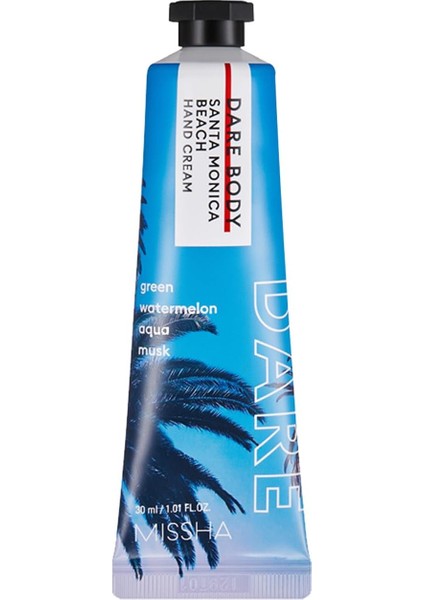 Mıssha Çarpıcı Kokulu, Nemlendirme Etkili El Bakım Kremi (Santa Monica Beach)