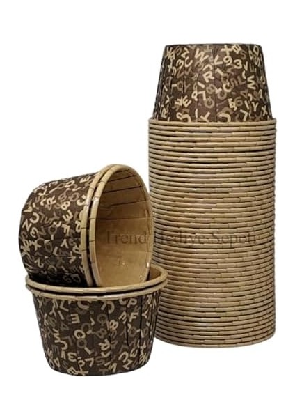 Hediye Sepeti 50'li Desenli, Muffin Kek Kalıbı, Kek Kapsülü Kalıbı, Airfryer Uyumlu modelleri