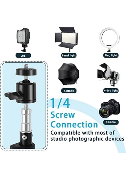 2 Paket Alüminyum Işık Fotoğrafçılığı Standı, Kılıflı, 7 Ayaklar Taşınabilir Fotoğraf Video Standı Speedlight, Flaş, Softbox, Şemsiye, Strobe Işık, Kamera Için modelleri