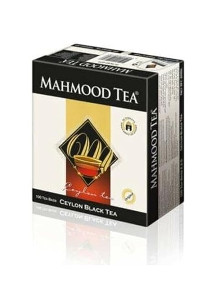 Mahmood Tea Bardak Poşet 2 gr x 100 Lü Seylan Çayı Ceylon
