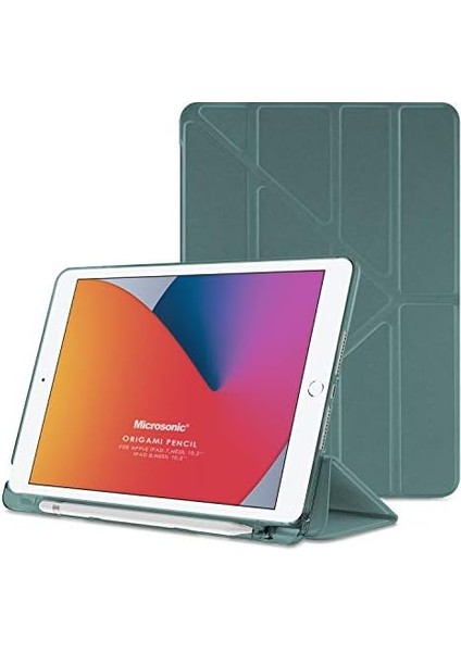 iPad 10.2'' 8. Nesil Için Kılıf (A2270-A2428-A2429-A2430) Origami Pencil Koyu Yeşil [ipad 8.nesil 10.2 ile Uyumlu Kılıf - Koyu Yeşil] modelleri