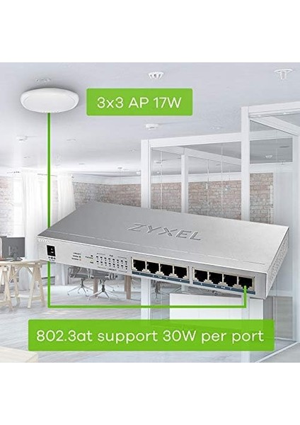 8 Port Gigabit Unmanaged Switch | 8x Poe+ | 60 Watt fiyatları