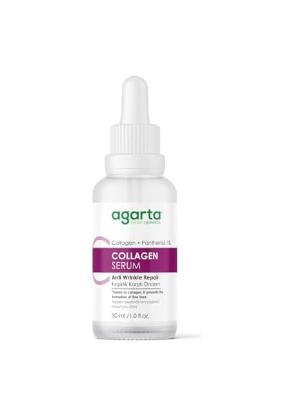 Agarta Yaşlanma ve Kırışıklık Karşıtı Anti-Aging Kolajen Serum 30 ml
