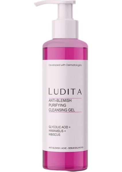 Ludita Karma, Yağlı ve Lekeli Ciltler Için Arındıcı Yüz Yıkama Jeli