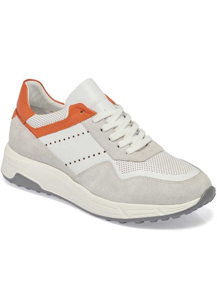 Beyaz Hakiki Deri Erkek Sneaker - E24I1AY56859-A26 indirimleri