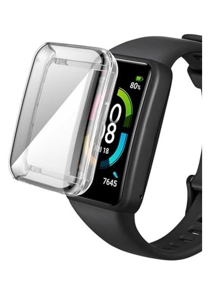 Honor Band 9 Için Kılıf 360 Full Round Soft Silicone Şeffaf [honor Band 9 ile Uyumlu Kılıf - Şeffaf] fiyatları