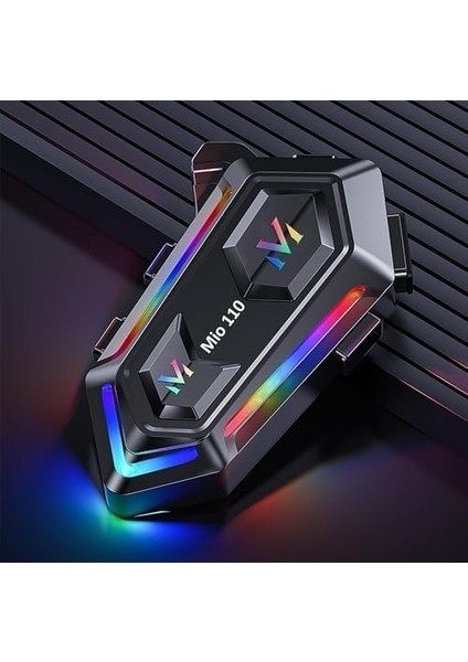 Mio 110 Rgb 1000MAH Ipx6 Kask Intercom Motosiklet Bluetooth Kulaklık fiyatları