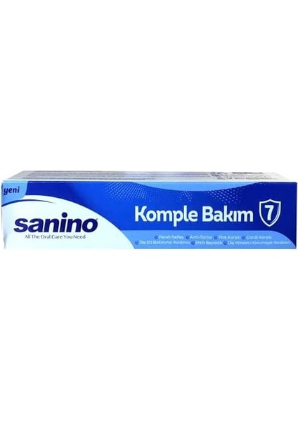 Sanino Diş Macunu, Komple Bakım, 75 Ml, 6'lı Paket fiyatları