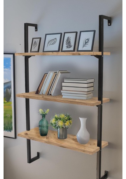 Duvara Monte Kitaplık, Raf (Çam)