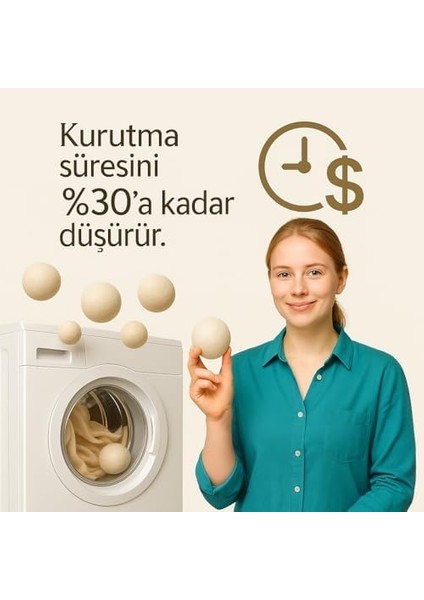 Eldione 3 Adet Yün Kurutma Topu ve Lavanta Uçucu Yağı 10 ML,%100 Merinos Yünü, Kolay Ütü, Çamaşır Kırışıklık Önleyici, Yumuşatıcı, Tüy Toplayıcı Tasarruflu Antistatik Wool Dryer Ball modelleri