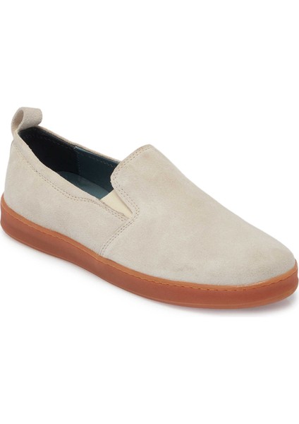 Bej Hakiki Süet Deri Erkek Casual Ayakkabı - E24I1AY56795-B79
