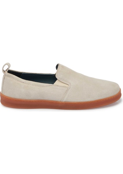 Bej Hakiki Süet Deri Erkek Casual Ayakkabı - E24I1AY56795-B79