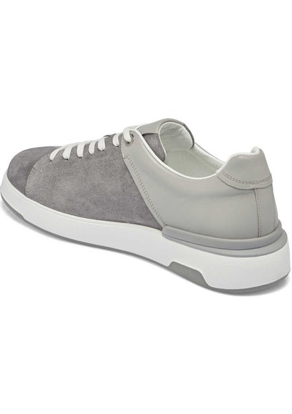 Gri Hakiki Süet Deri Erkek Sneaker - E24I1AY56819-C11 indirimleri