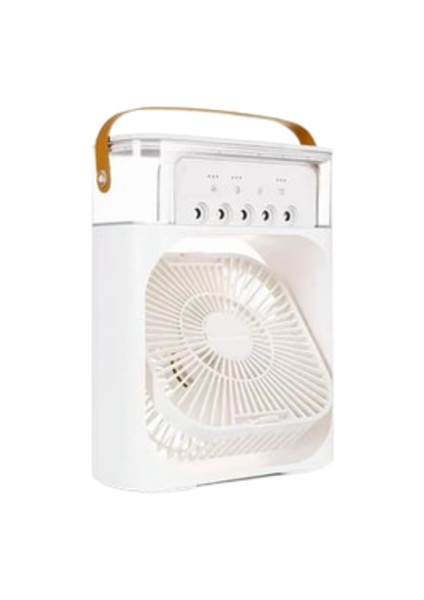 Mini Klima Fan | Usb'li 7 Renk Gece Işığı 3'ü 1 Arada Fonksiyon - CHT3446-9348 fiyatları