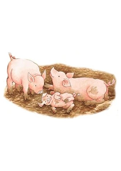 RPC063321 Çerçeveli Çocuk Yapboz, Büyük Çiftlik modelleri