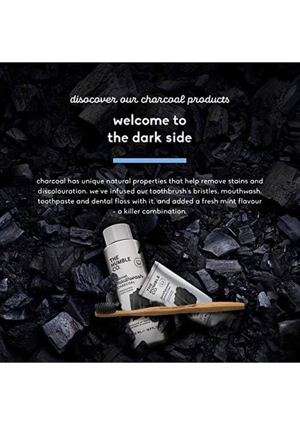 The Humble Co. Co Cam Kavanoz Diş Macunu Yetişkinler Için Kömürlü (Beyazlatma Etkisi)