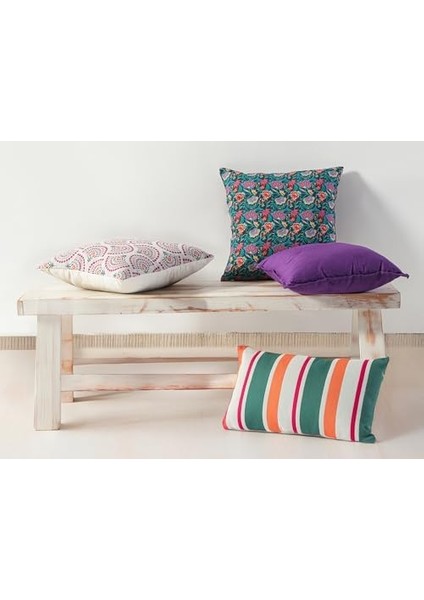 Merrow Lila Pamuk Yastık 45X45CM fiyatları