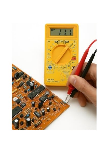 Multimetre DT-830D, Otomatik Kapanmalı, LCD Ekranlı, Akım Voltaj Direnç Ölçer, Kapasitör Test, Diyot Transistör Ncv Özellikli, Elektrikçi El Test Cihazı, Taşınabilir Kompakt fiyatları