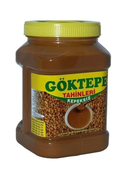 Göktepe Kepeksiz 935GR Bozkır Tahini Plastik Kutu, Odun Ateşinde Çifte Kavrulmuş (KEPEKSİZ-935GR) modelleri