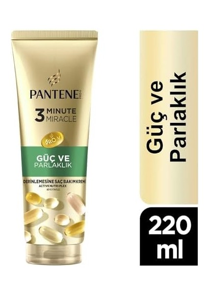 Pantene Miracle Güç & Parlaklık Saç Kremi 220 ml