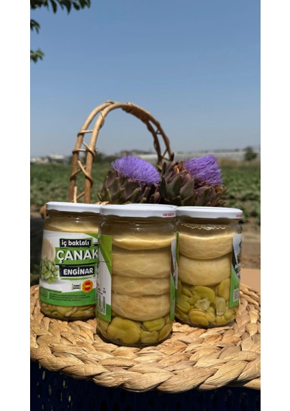 4'lü Iç Baklalı Çanak Enginar Konservesi | 660CC