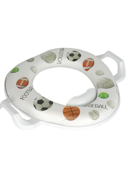 Çocuk Klozet Bebek Klozet Klozet Kapağı Kulplu - Tuvalet Eğitimi Aparatı