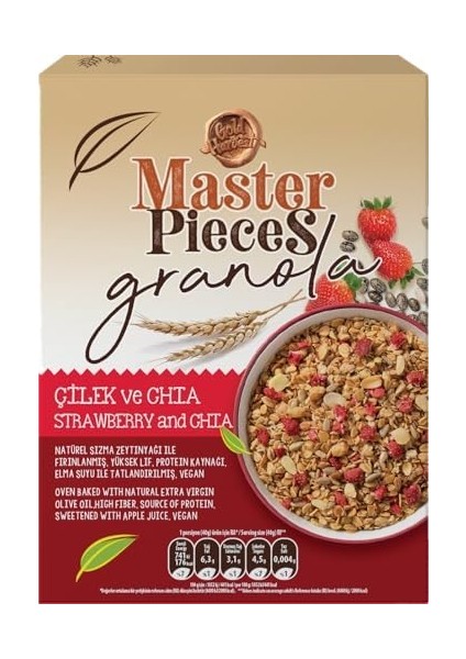 Master Pieces Granola Çilek Chia 300 gr modelleri