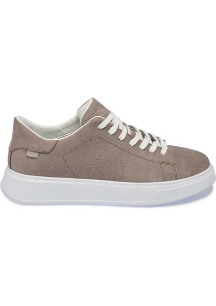 Gri Hakiki Deri Erkek Sneaker - E24I1AY56839-A40