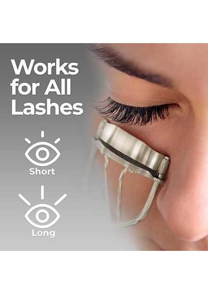 Mta High-Tech Kirpik Kıvırıcı ve Çift Göz Kalemi Kalemtıraş Seti – 2 Adet Yedek Ped, Makyaj Aksesuarları, Ergonomik Tasarım, Dayanıklı ve Hassas Kıvırma modelleri