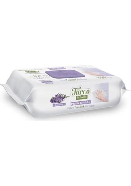 Turco Doğadan Pratik Temizlik Yüzey Havlusu Lavanta 100 Yaprak fiyatları