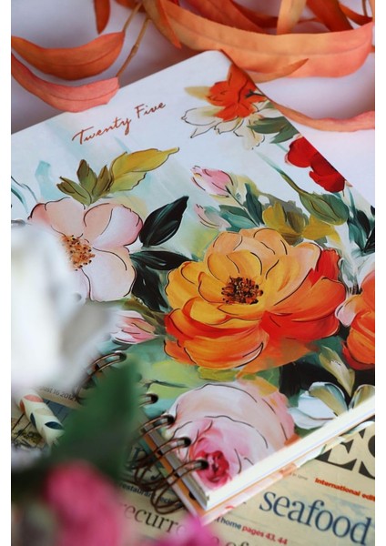 Journals Spiralli Sert Kapak 2025 Günlük Ajanda A5