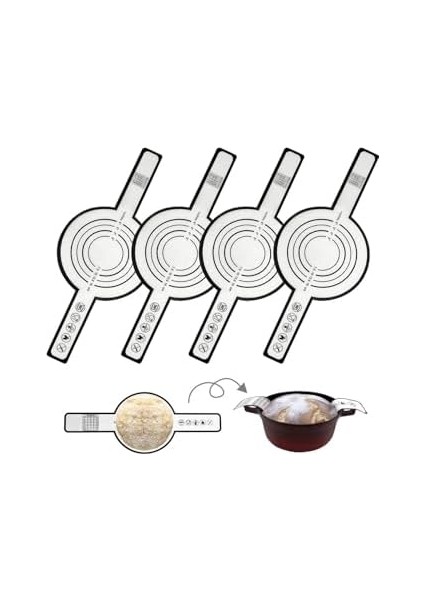 Adet Gri Dutch Silikon Kollu Yapışmaz Dayanıklı Pişirme Matı – Kek Ekmek Pizza Börek ve Muffin Için modelleri