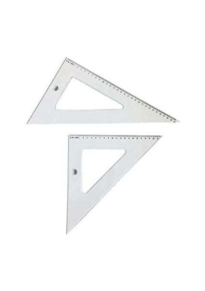 Teknik Okul Öğrenci Gönye Seti Büyük Boy (32 Cm) 30-60-90 ve 45-45-90 fiyatları