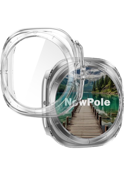 Ultra 47MM Için Ekran Tam Kaplayan Kasa Kılıf Yüksek Hassasiyetli Kılıf Ultra 47MM ile Uyumludur (Şeffaf)