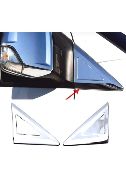 Mercedes Sprinter W906 2006-2018 Arası Krom Ayna Kelebek Nikelajı 2 Parça Paslanmaz Çelik