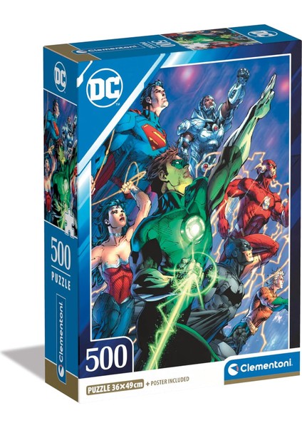 500 El. Compact Dc Comics League