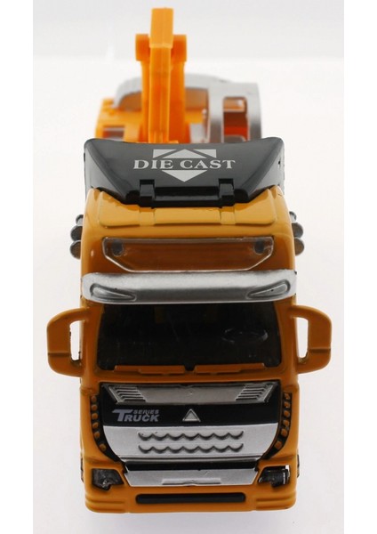 Die Cast Çek Bırak Sarı Kepçe modelleri