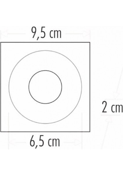 Cata Ct 5092 Beyaz Spot Kasası fiyatları
