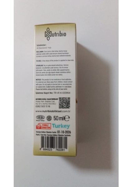 Soğuk Sıkım At Kestanesi Yağı 50ML fiyatları