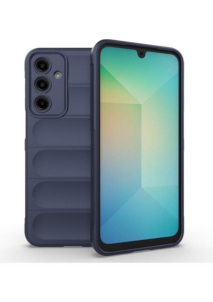 Samsung Galaxy A17 Kılıf Flannel Etnik Tpu Dalgalı Kapak