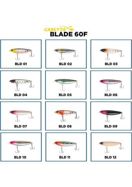 Blade 60F 6 cm 6 G Maket Yem