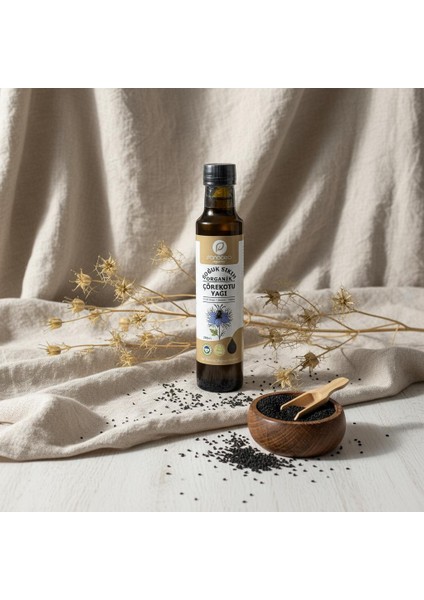 Çörek Otu Yağı ( Çörekotu ) 250 ml - Organik Sertifikalı - Katkısız - Yerli Tohum - Soğuk Press fırsatları