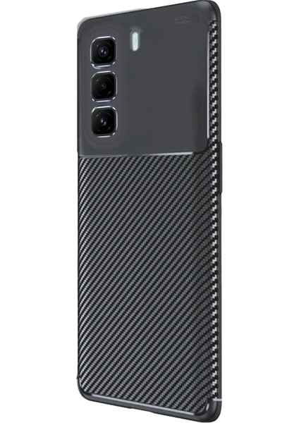 Infinix Hot 50 Pro Plus 4g Auto Focus Karbon Kapak - Siyah