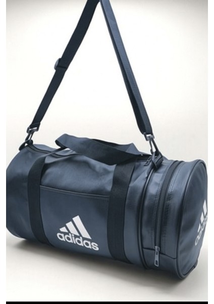 Lacivert Renk Deri Spor Çantası