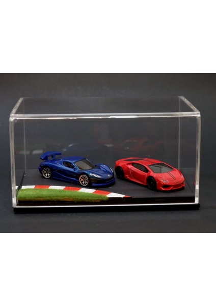 Race Track Dioraması – 1/64 Ölçek Yarış Pisti Sahnesi fiyatları