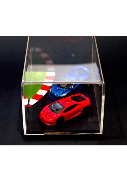Race Track Dioraması – 1/64 Ölçek Yarış Pisti Sahnesi fırsatları