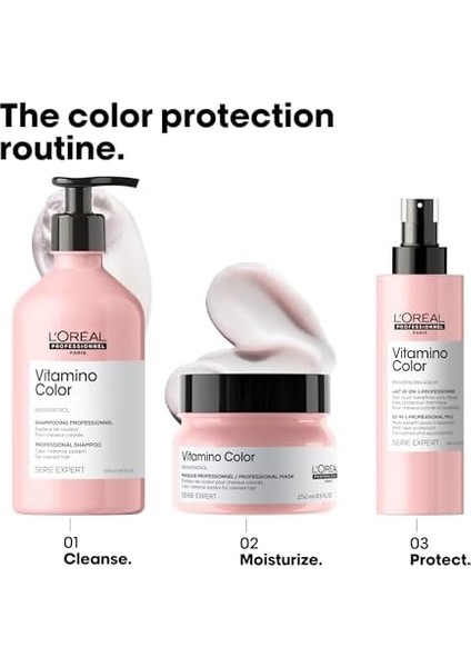 L'oréal Professionnel Paris Serie Expert Vitamino Color Boyalı Saçlar Için 10 Etkili Mucize Bakım Spreyi 190ML modelleri